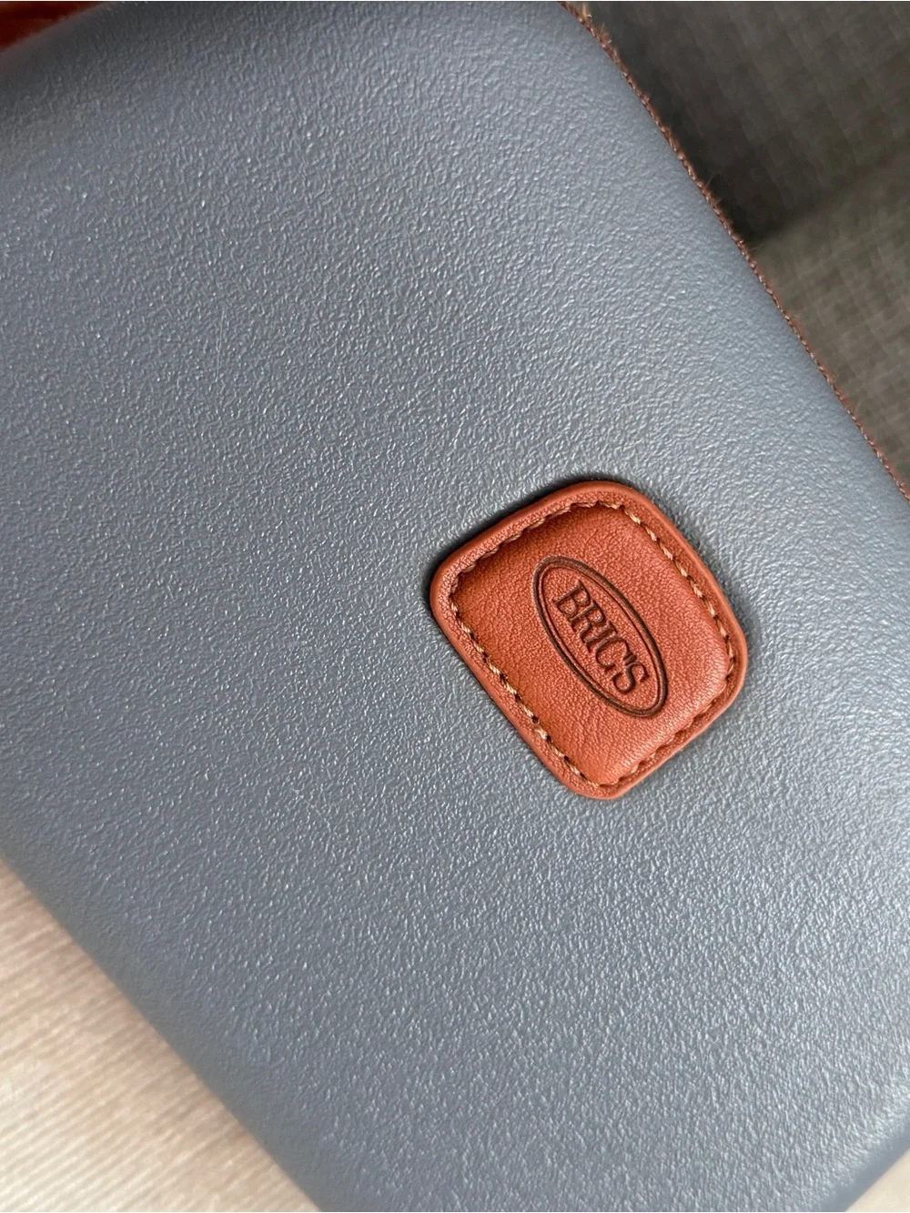 Bric's Gray and Brown Structured Travel Case